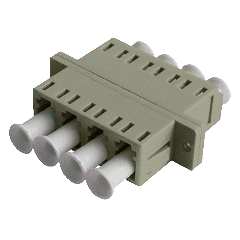 LC Quad Adapter | w/ Flange, vista 3