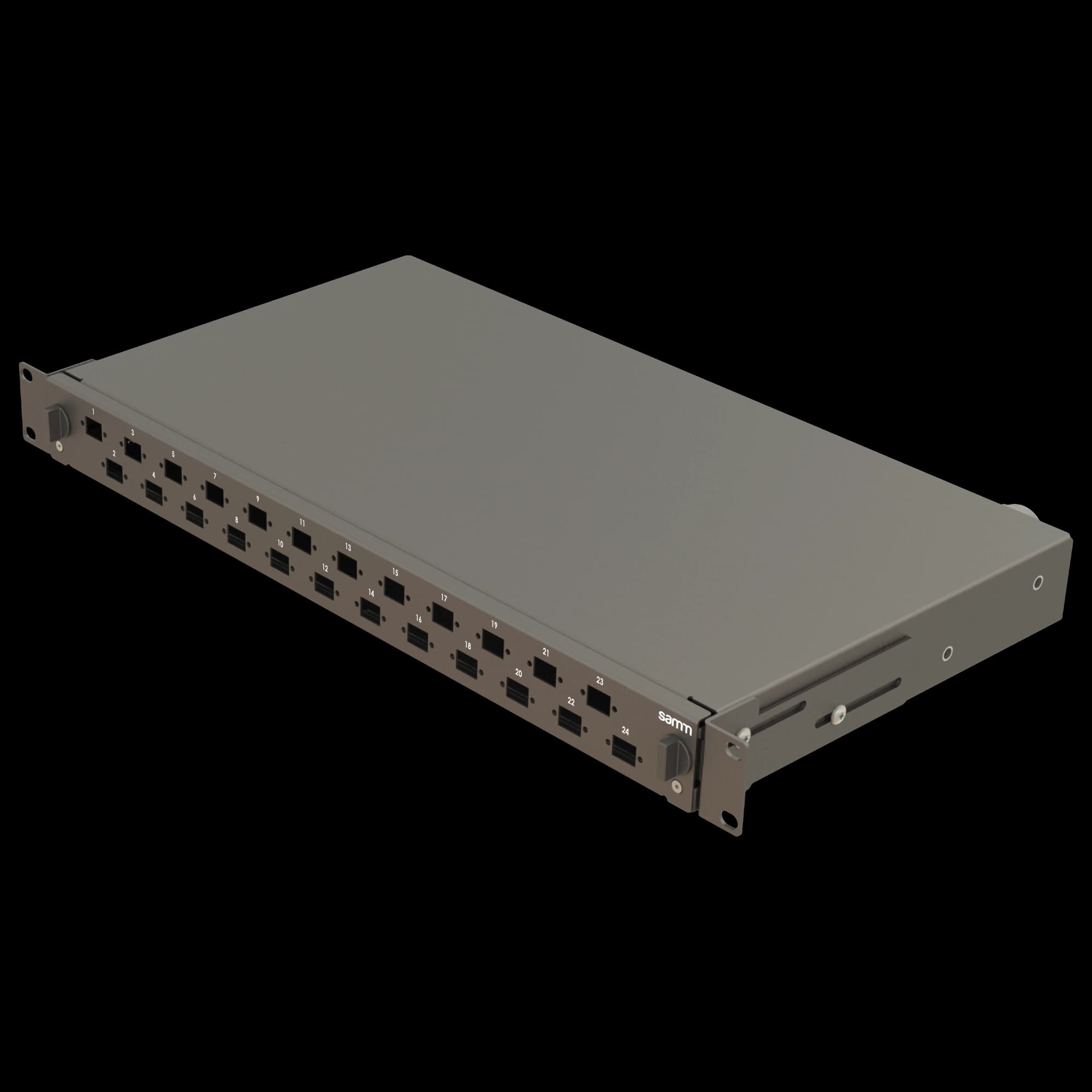 Bright Series | Mechanical Sliding | 24 Holes | FP05 | Empty Patch Panel