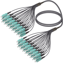 SC/UPC-SC/UPC | 24 Fibers Universal Fanout | Multi Mode G651.OM3 | 4.8/1.8mm, vista 2