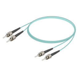 ST/UPC-ST/UPC | Multi Mode G651.OM3 Duplex Patch Cord | 2.0x4.1mm, vista 2