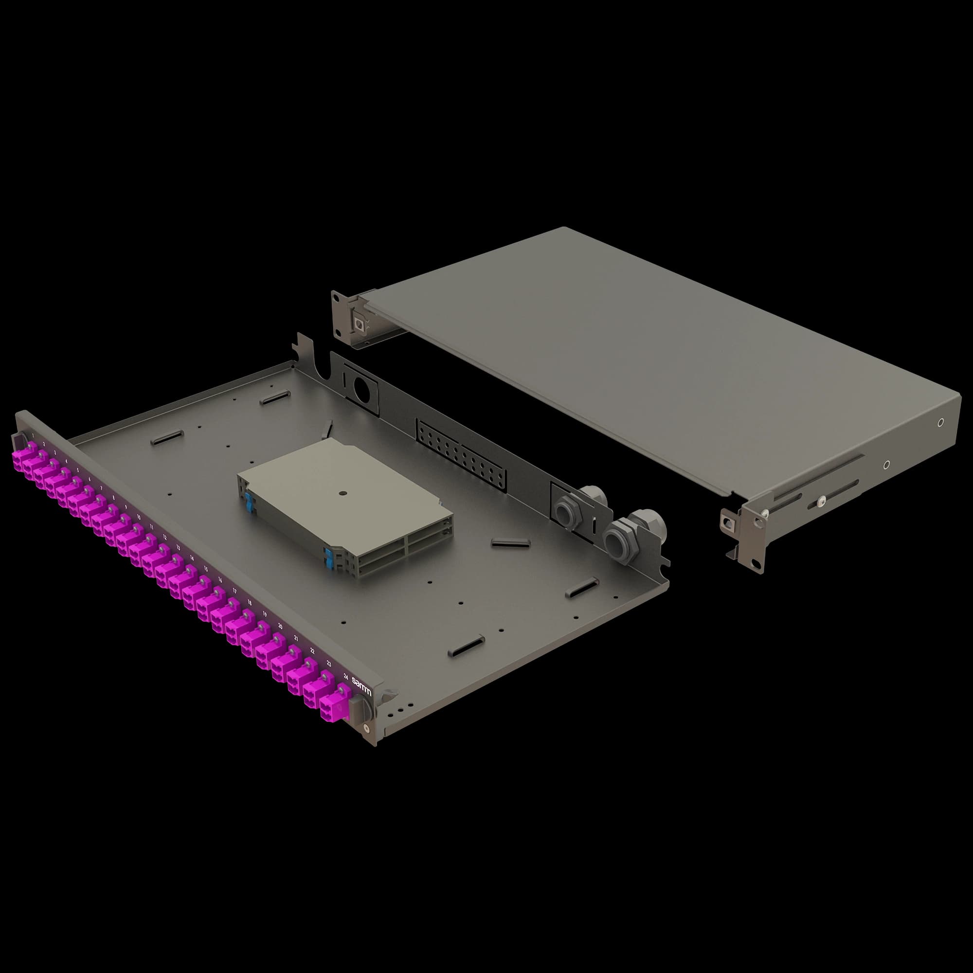 Bright Series | Mechanical Sliding | 24 LC Duplex | FP03 | 48 Fiber, vista 5