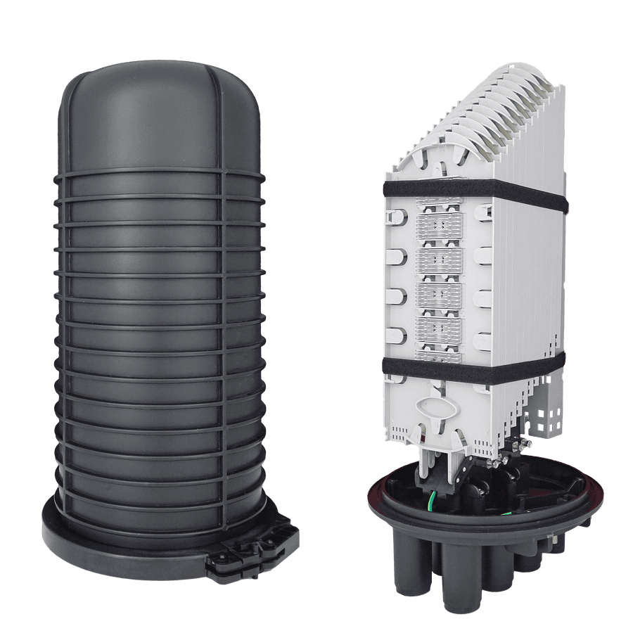 Fiber Optic Splice Closure | 12 Trays 864 Fibers 6 Ports | 566250