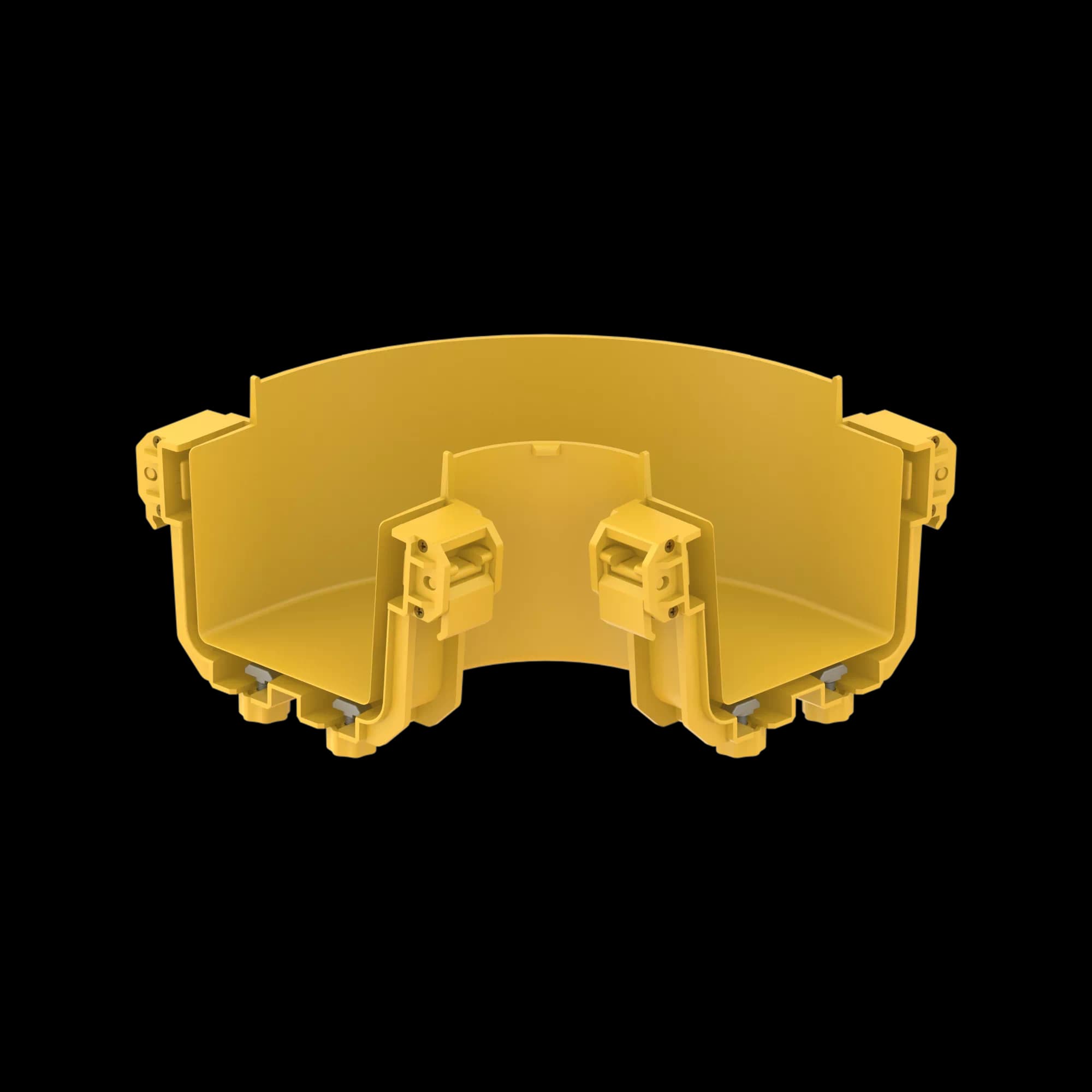 FDS_100mm 90˚ Horizontal Elbow Connection Body