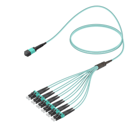 Female MTP Elite to LC/UPC Fanout | Base-12 | Multi Mode G651.OM3 | 3.0/1.8mm, vista 2