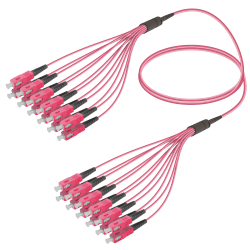SC/UPC-SC/UPC | 12 Fibers Fanout | Multi Mode G651.OM4 | 3.0/1.8mm, vista 2
