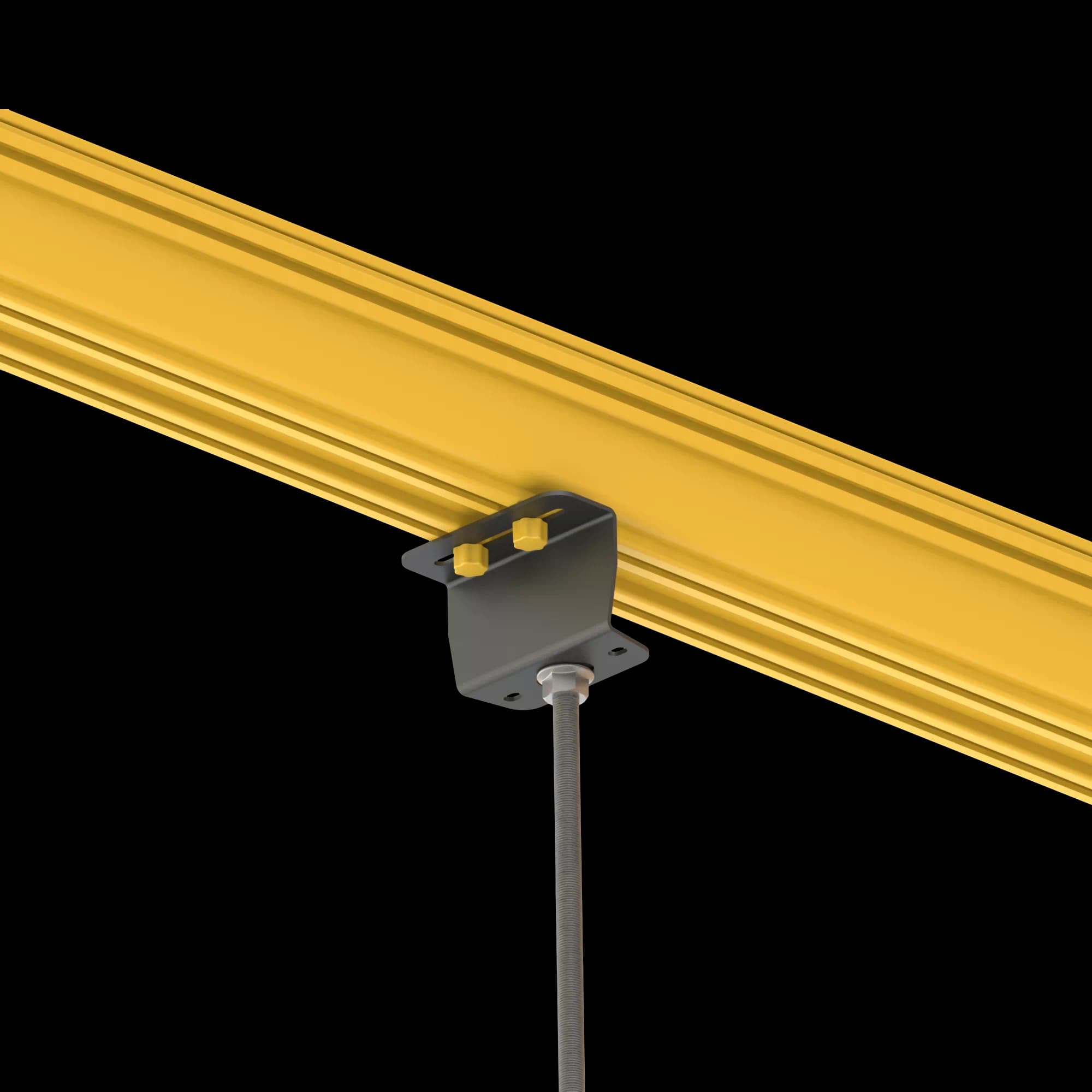 FDS_100mm Center Supported Mounting Bracket, vista 2