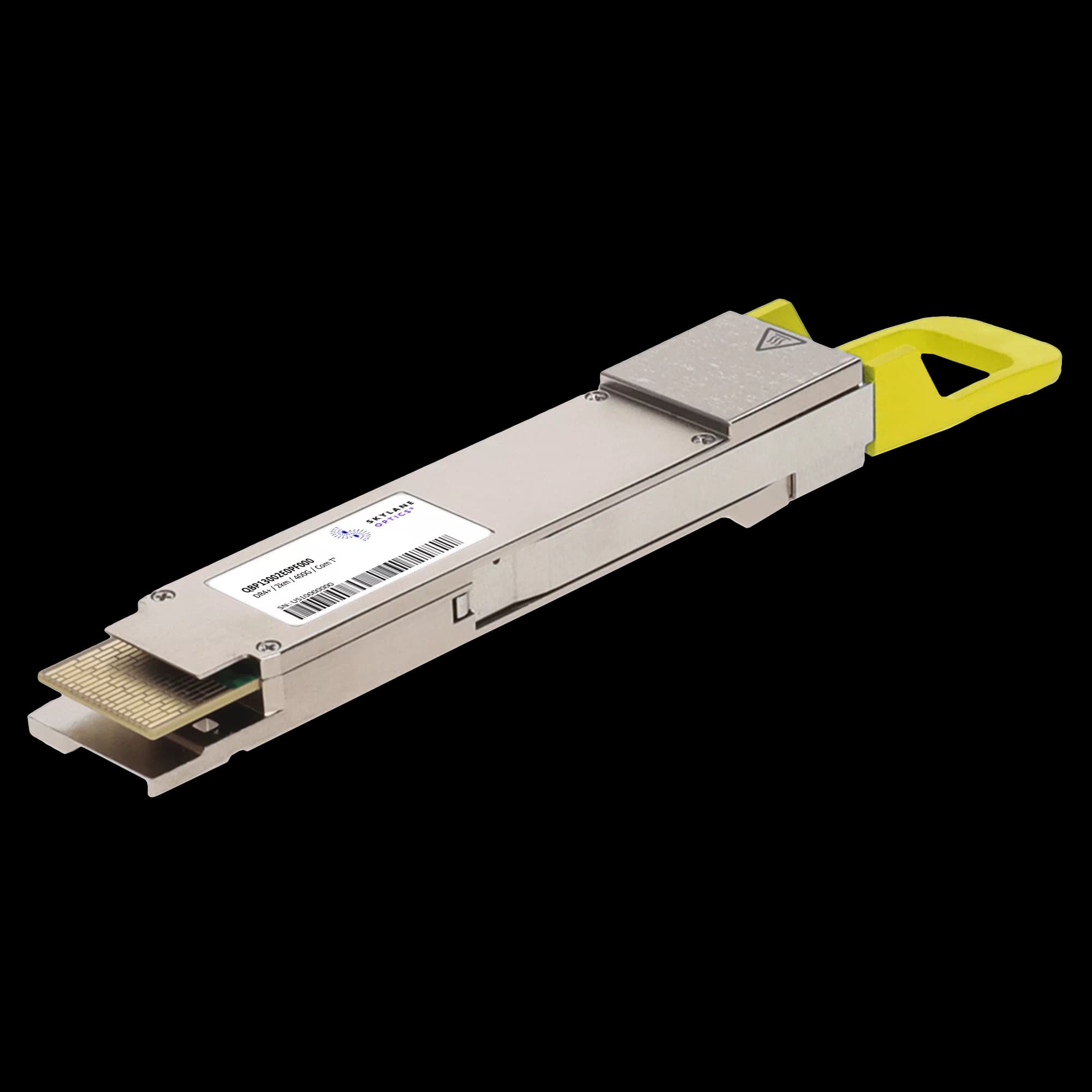 QSFP56-DD 400GbE (400GBase-DR4+), 2km, Single-Mode, 1310nm, Commercial Temp, w/ FEC Fiber Optic Transceiver QBP13002E0PF
