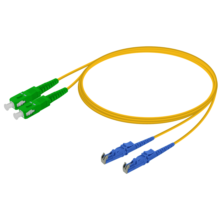 SC/APC-LSH/UPC | Single Mode G657.A2 Duplex Patch Cord | 2.0x4.1mm