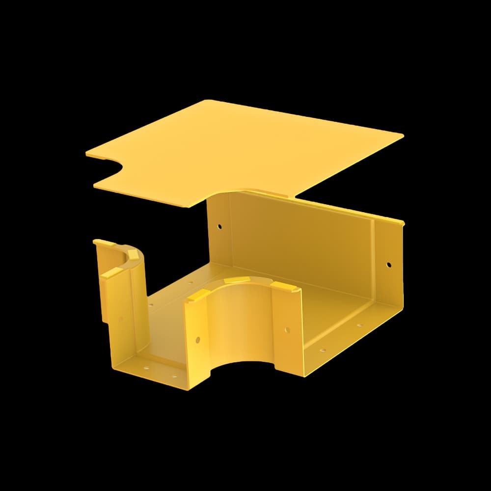 Raceways | Horizontal “T” Reducer 2010 | W/ Cover, vista 3