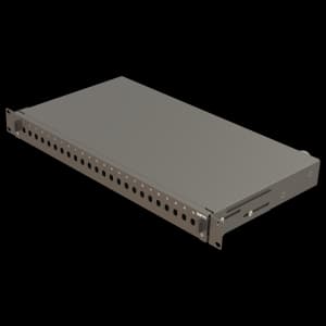 Bright Series | Mechanical Sliding | 24 Holes | FP06 | Empty Patch Panel, vista 3