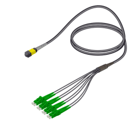 Female MTP Elite to LC/APC Universal Fanout | Base-8 | Single Mode G657.A2 | 4.8/1.8mm, vista 2
