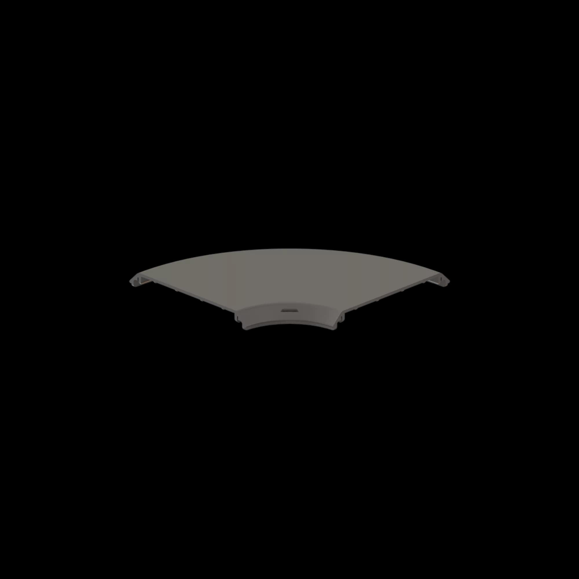 FDS_100mm 90˚ Horizontal Elbow Connection Cover, vista 2