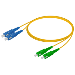 SC/UPC-SC/APC | Single Mode G657.A2 Duplex Patch Cord | 2.0x4.1mm, vista 2