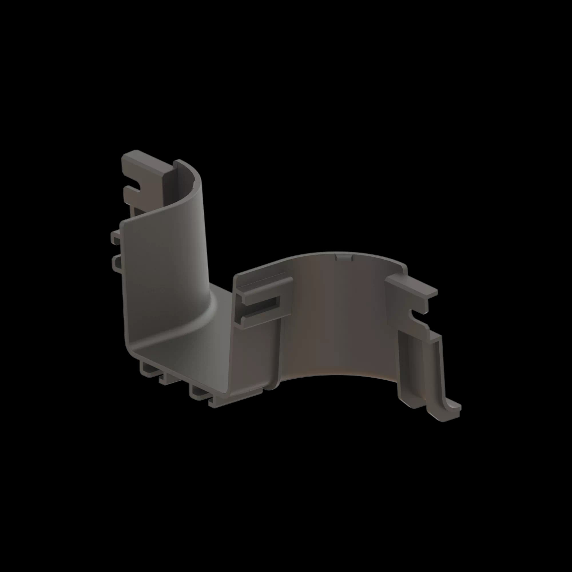 FDS_100mm Horizontal Cut-Off Connection Body, vista 2