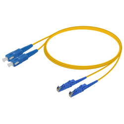 SC/UPC-LSH/UPC | Single Mode G657.A2 Duplex Patch Cord | 2.0x4.1mm, vista 2