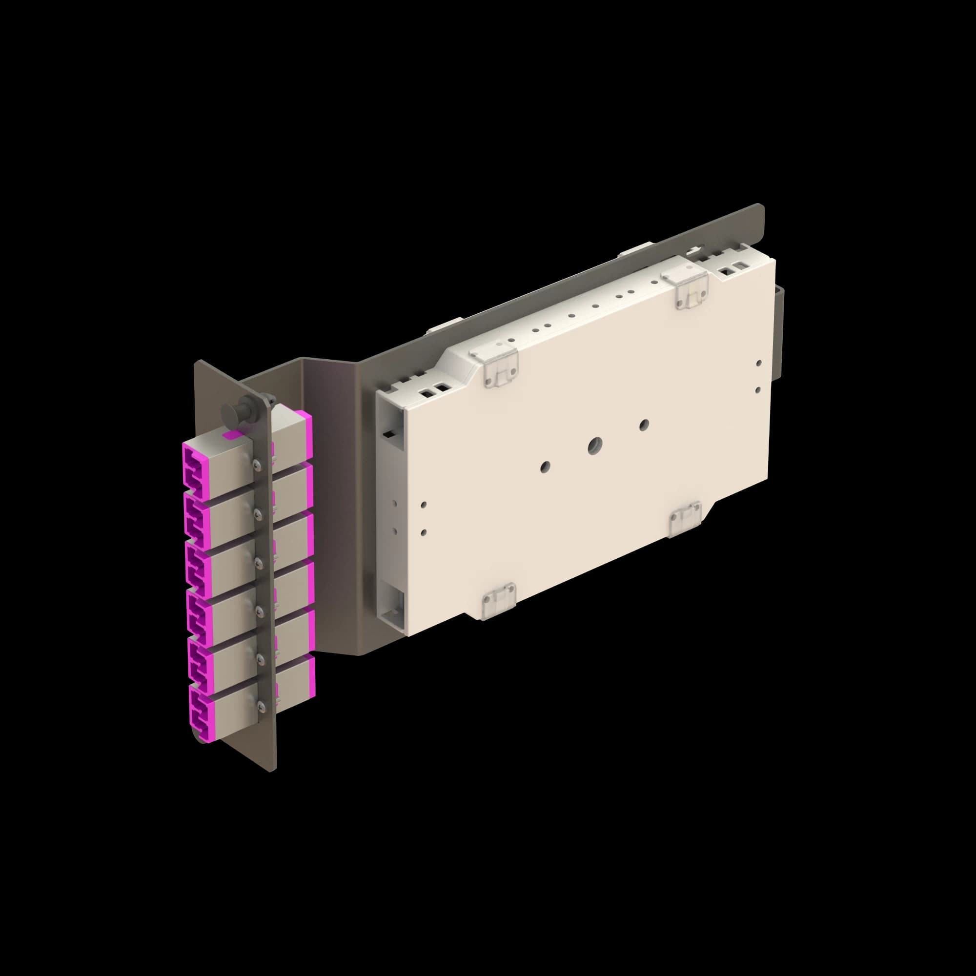 6x LSH (E2000) Duplex Sub-rack Splice Module **Pigtails are sold separately., vista 5