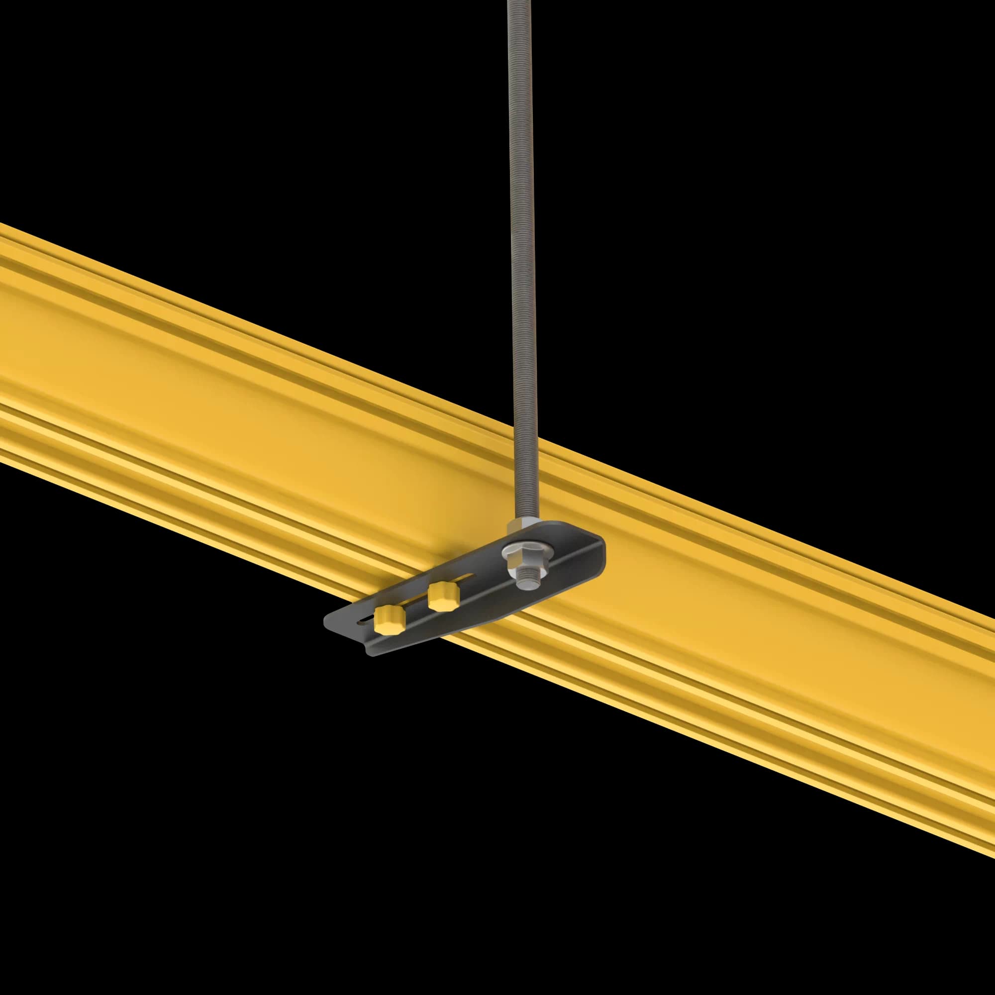 FDS_100mm Single Rod Suspension Bracket, vista 2