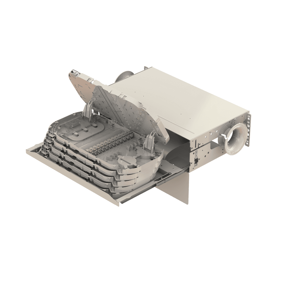 Splice to Patch Fiber Management Shelves | 19" 3U, vista 3