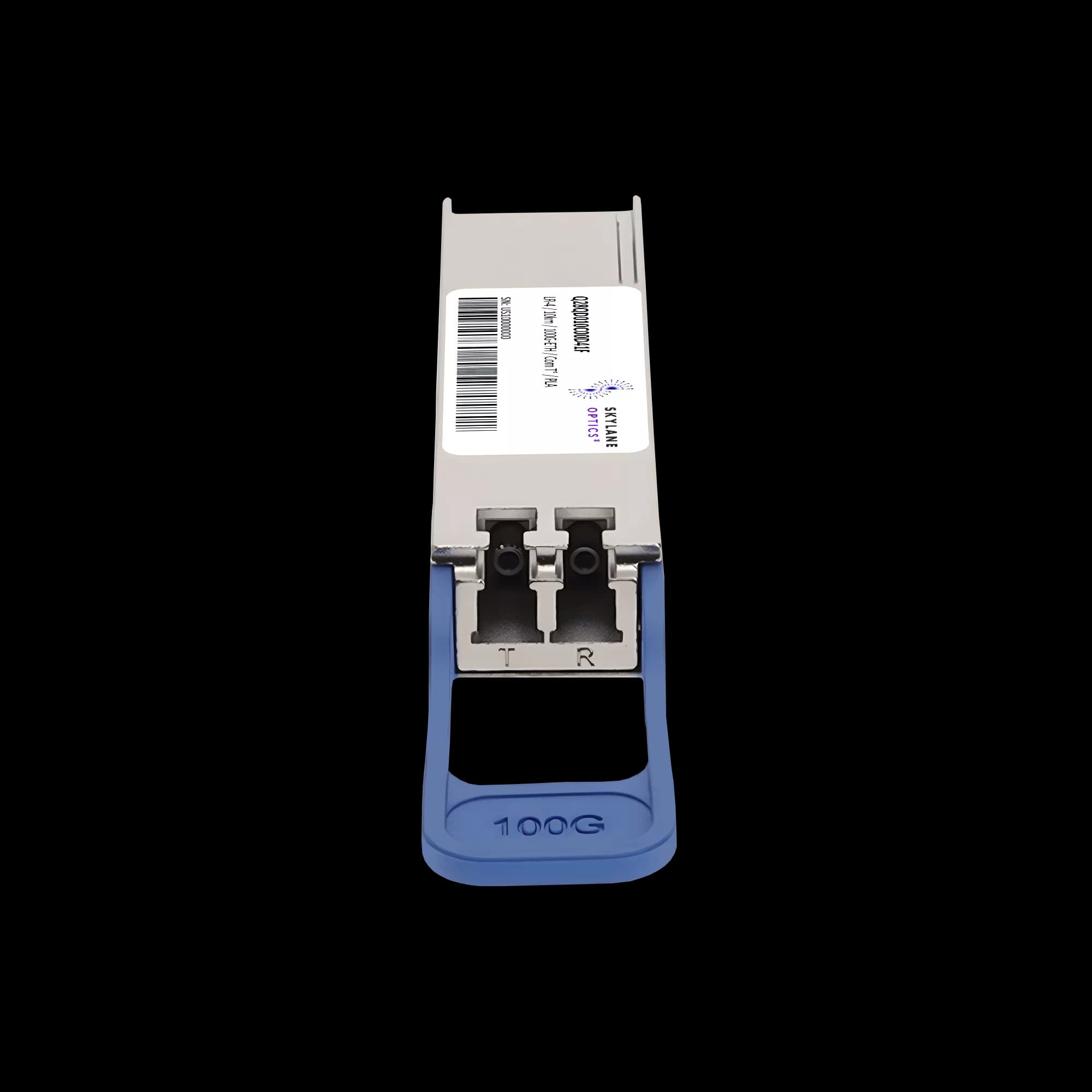 100GBase-LR4 QSFP28 Transceiver - Q28QD010C00D41F Cisco® QSFP-100G-LR4 Compatible, vista 2