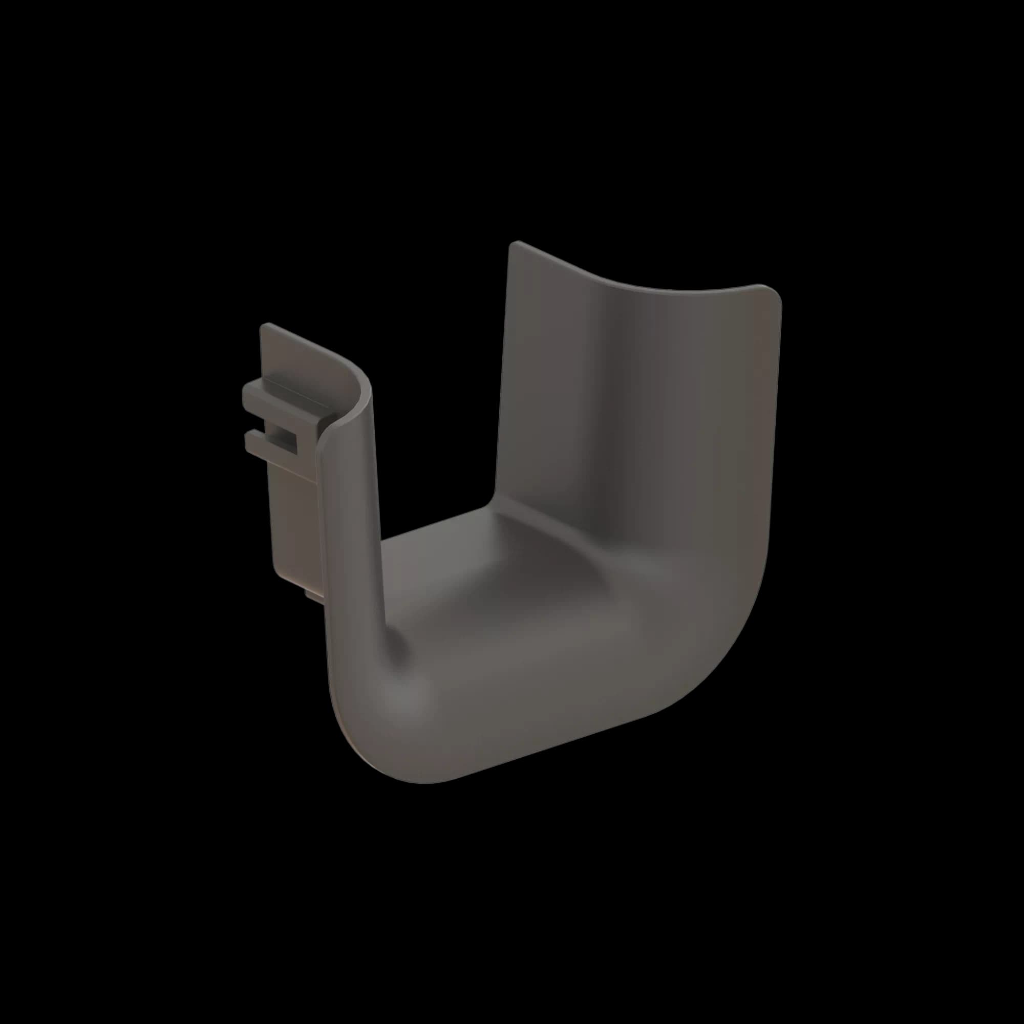 FDS_100mm Outlet Bend Radius Trumpet, vista 2