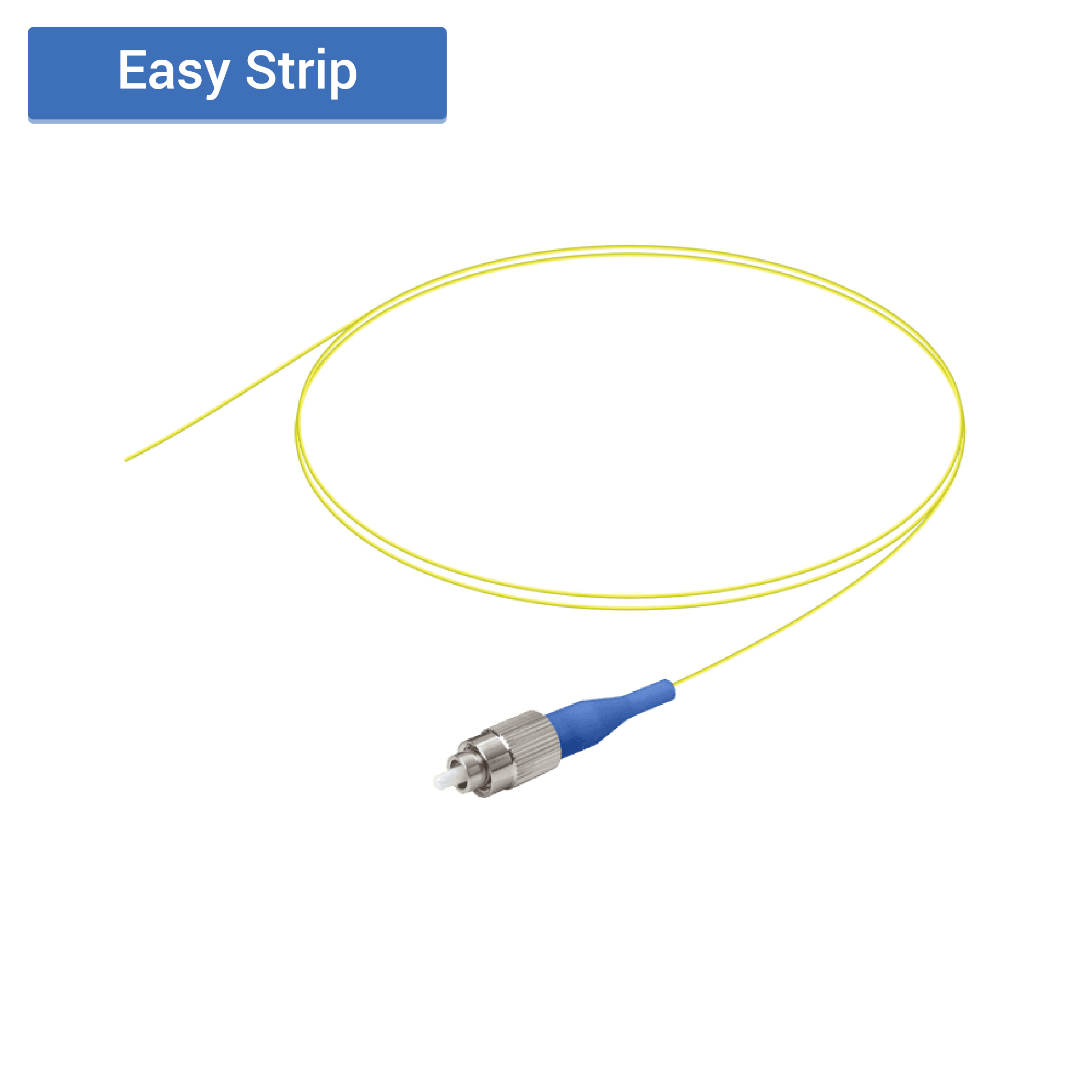 FC/UPC Pigtail | Single Mode G657.A2 | 0.9mm, vista 2