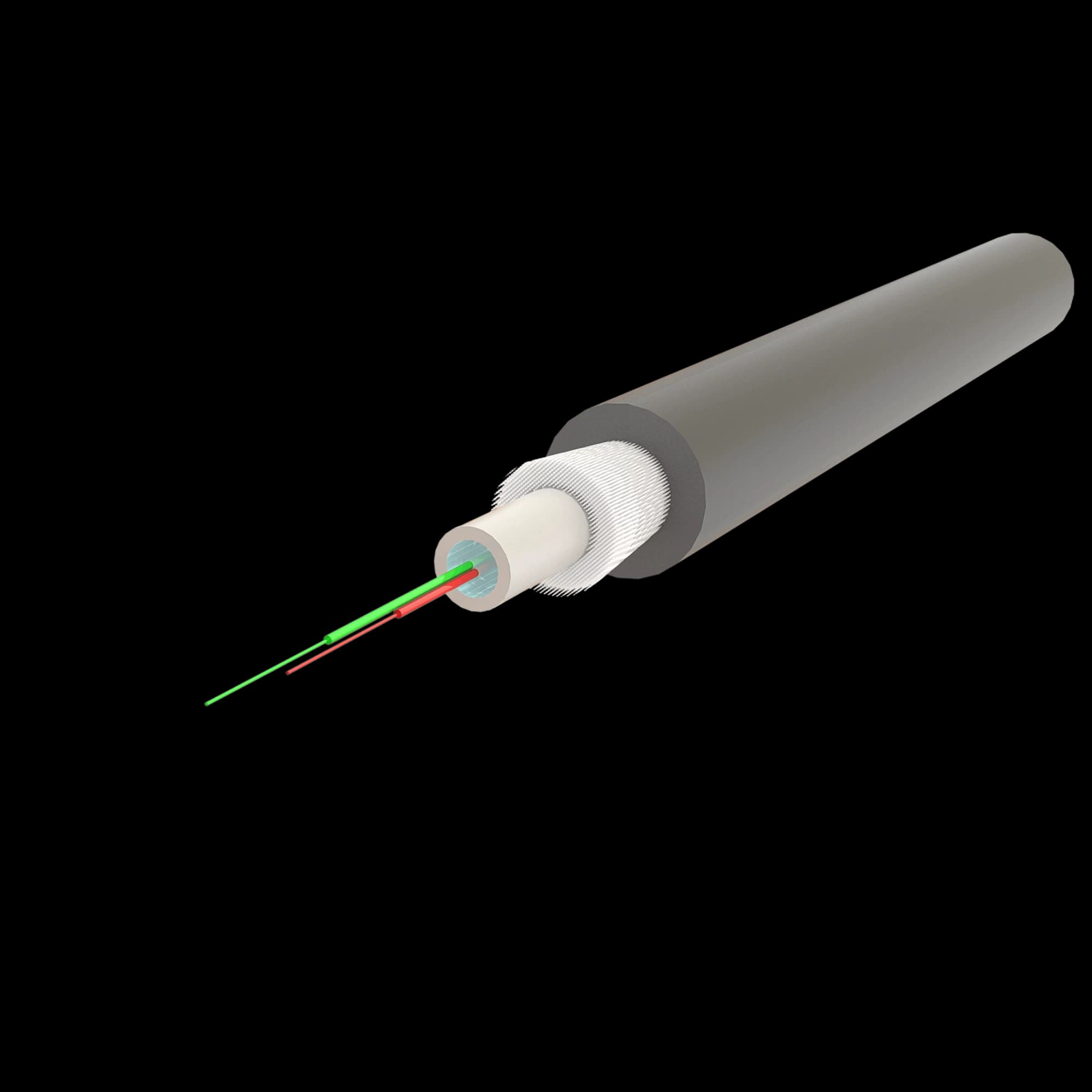 Central Loose Tube Fiber Optic Cable | Gel-Filled | U-D1Q(ZN-GY)BH | Up to 24F | 1000 meters, vista 4