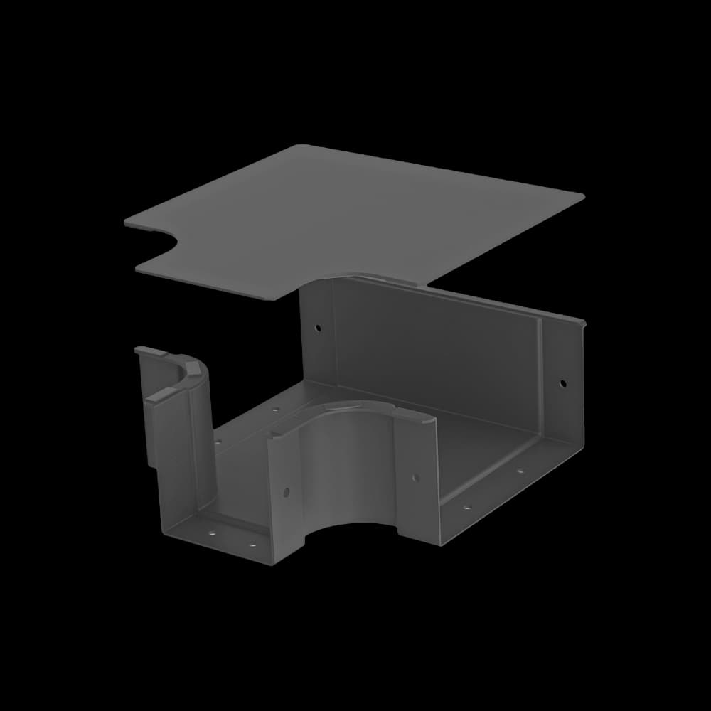 Raceways | Horizontal “T” Reducer 2010 | W/ Cover, vista 4