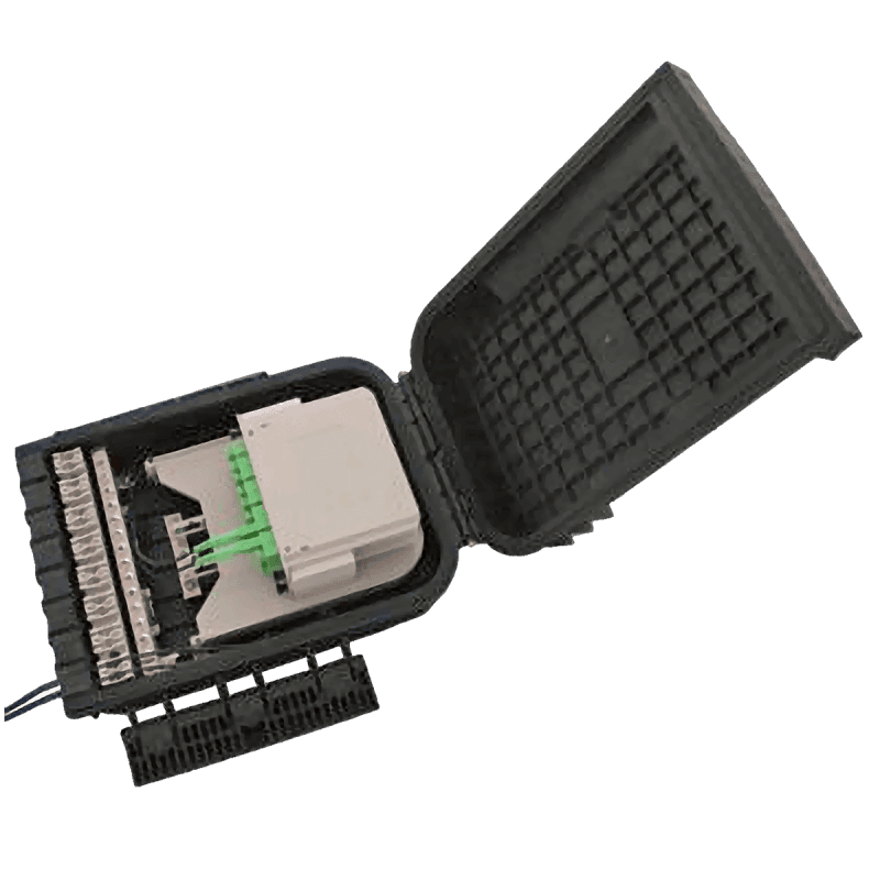 Outdoor Termination Box | 1 Tray 24 Fibers 16 Ports 16 LGX | 305216, vista 4