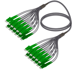 LC/APC-LC/APC | 24 Fibers Universal Fanout | Single Mode G657.A2 | 4.8/1.8mm, vista 2