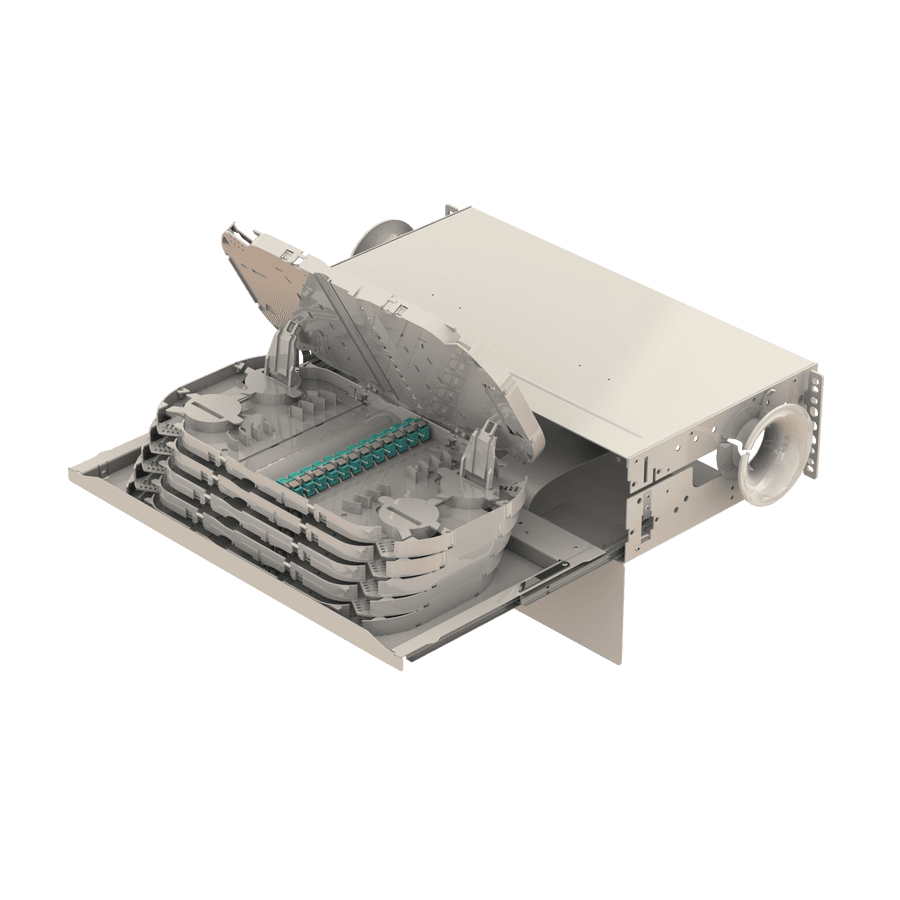 Patch to Patch Fiber Management Shelves | 21" 3U, vista 4