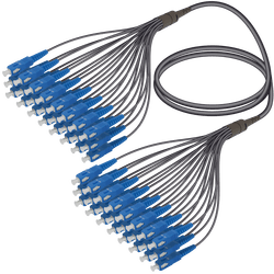 SC/UPC-SC/UPC | 24 Fibers Universal Fanout | Single Mode G657.A2 | 4.8/1.8mm, vista 2