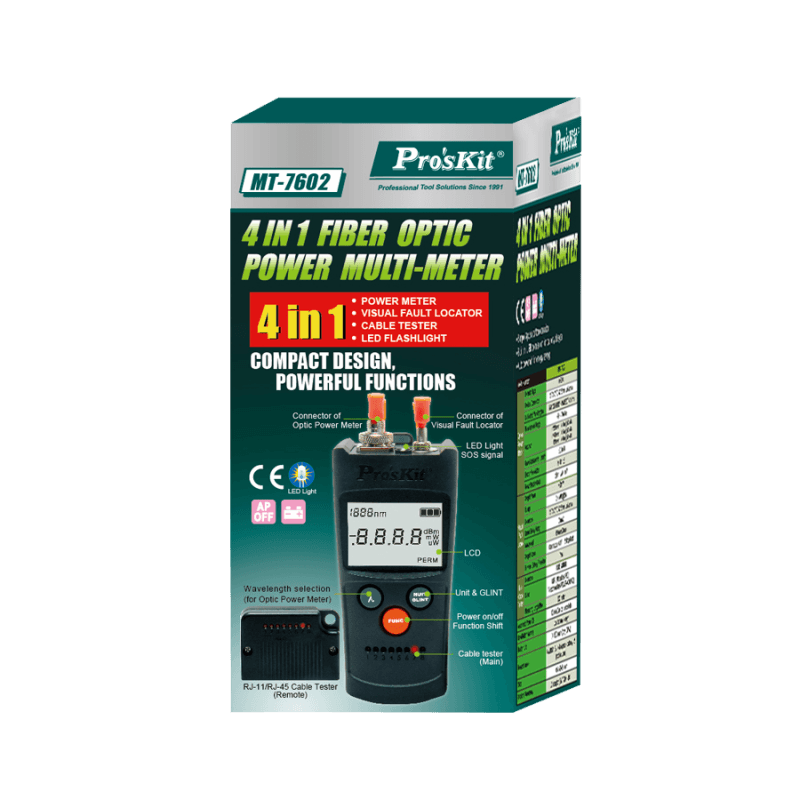 Multi-Functional Optical Power Meter | 4 in 1, vista 3
