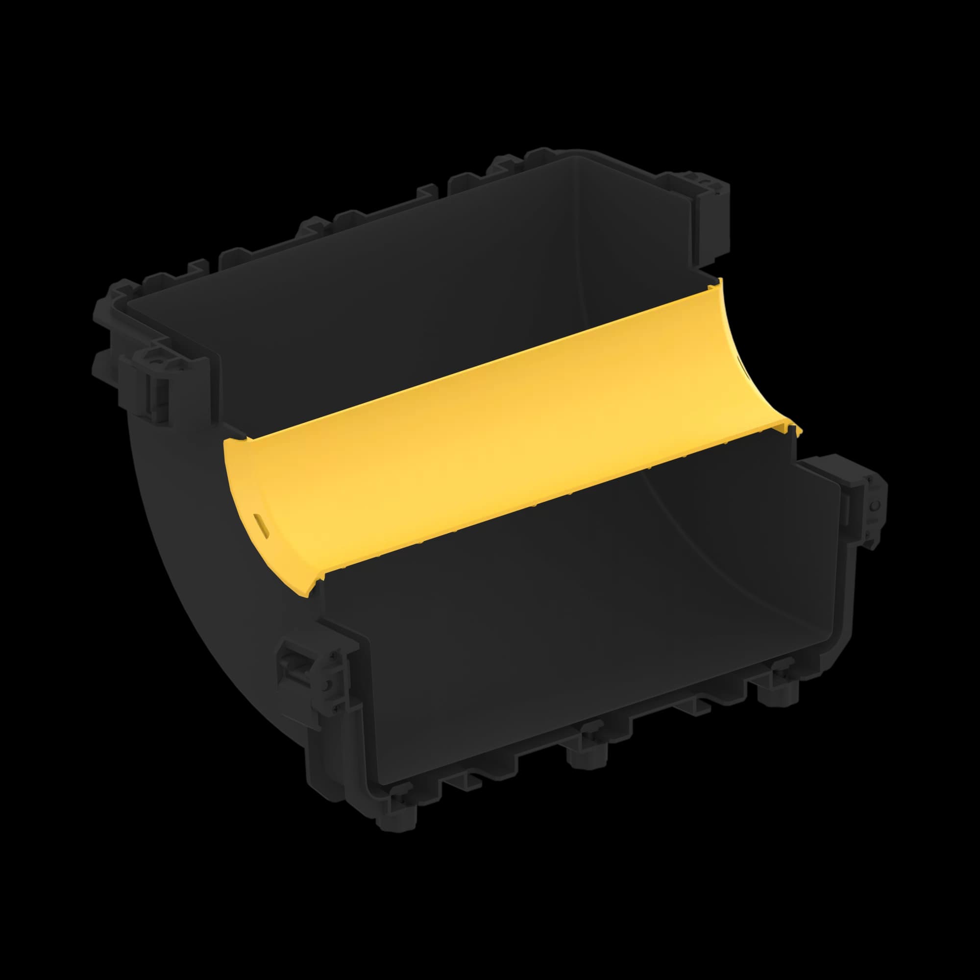 FDS_300mm 90˚ Vertical Inside Elbow Cover, vista 3