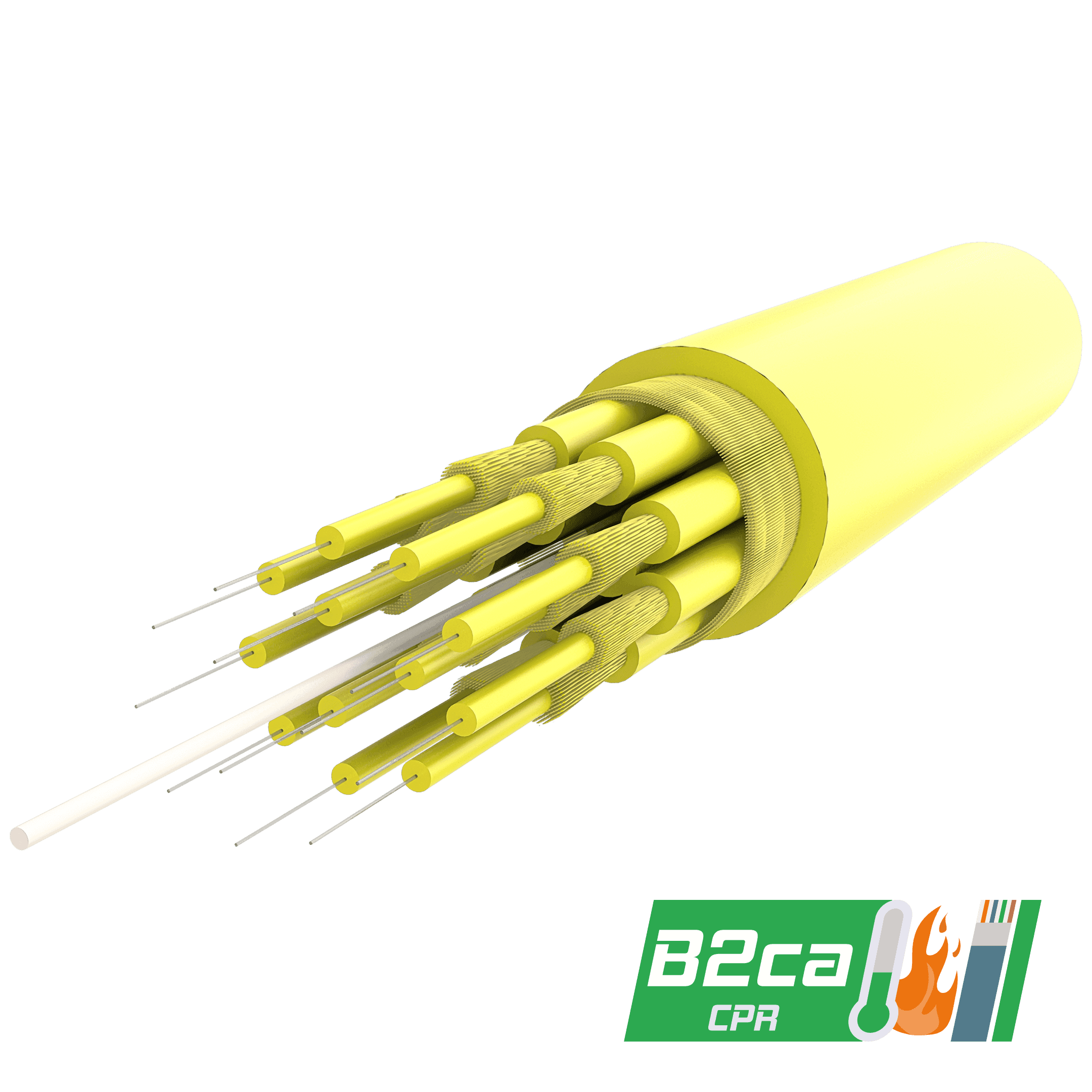 Breakout Cable | IT-VT9Q(ZN-AY)H(ZN-AY)H | Cpr: B2ca | Up to 12Fibers