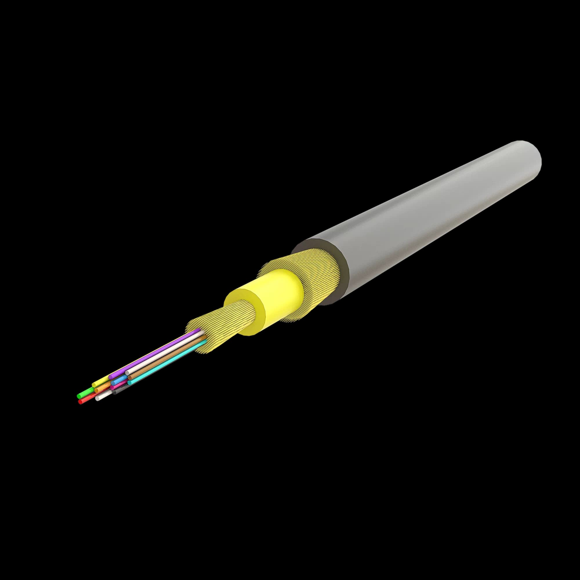 Ruggedized Distribution Cable 4.8mm | U-B3Q(ZN-AY)H 1x12 | 1000 meters