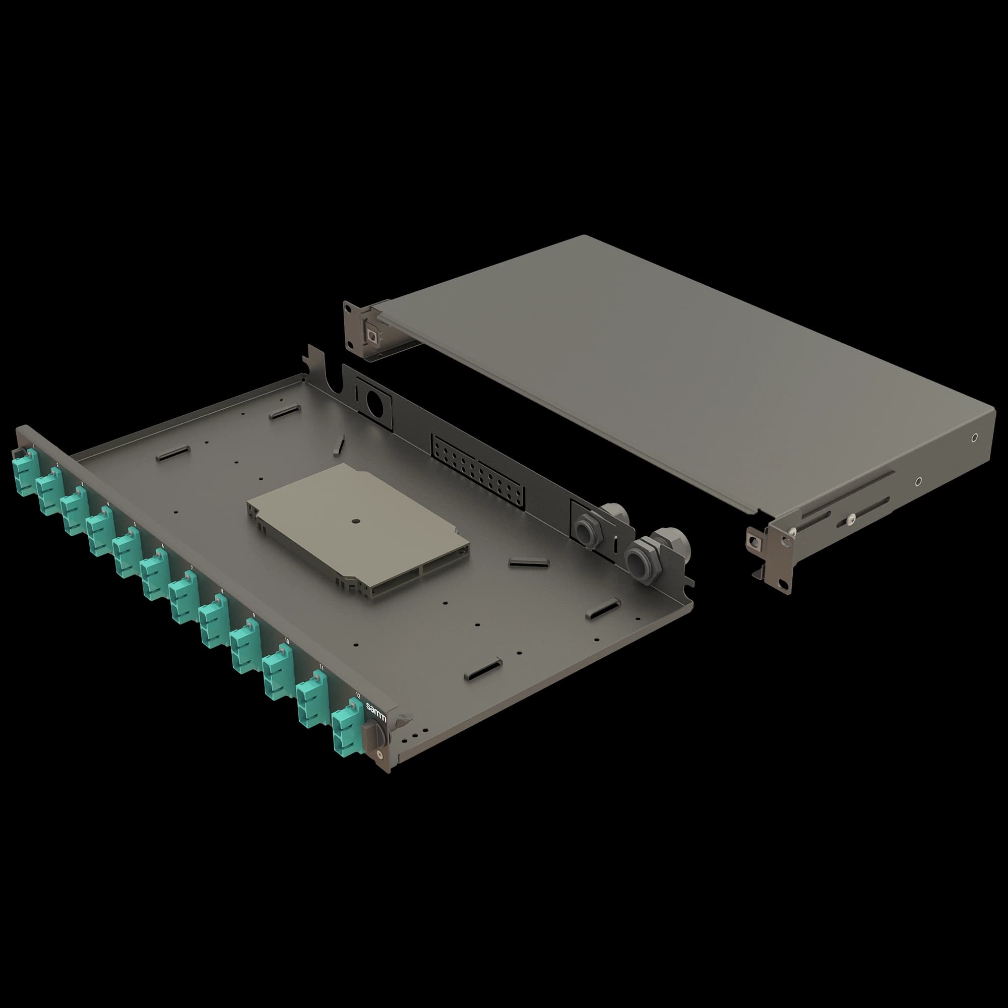 Bright Series | Mechanical Sliding | 12 SC Duplex | FP02 | 24 Fiber, vista 4