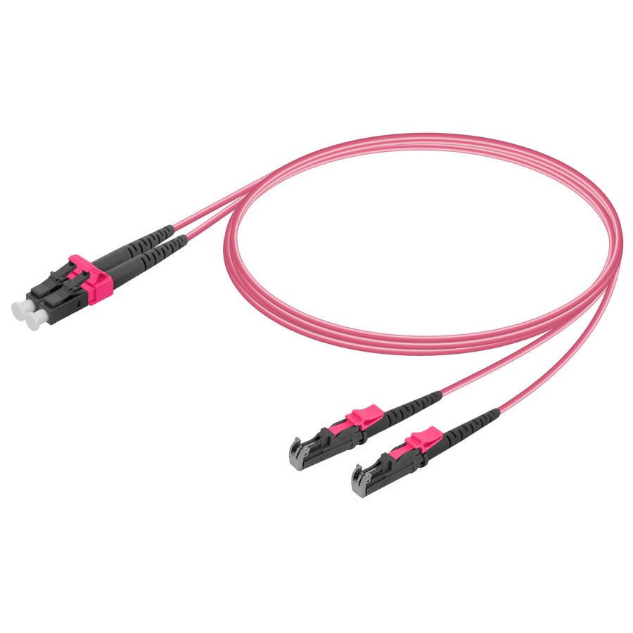 LC/UPC-LSH/UPC | Multi Mode G651.OM4 Duplex Patch Cord | 2.0x4.1mm