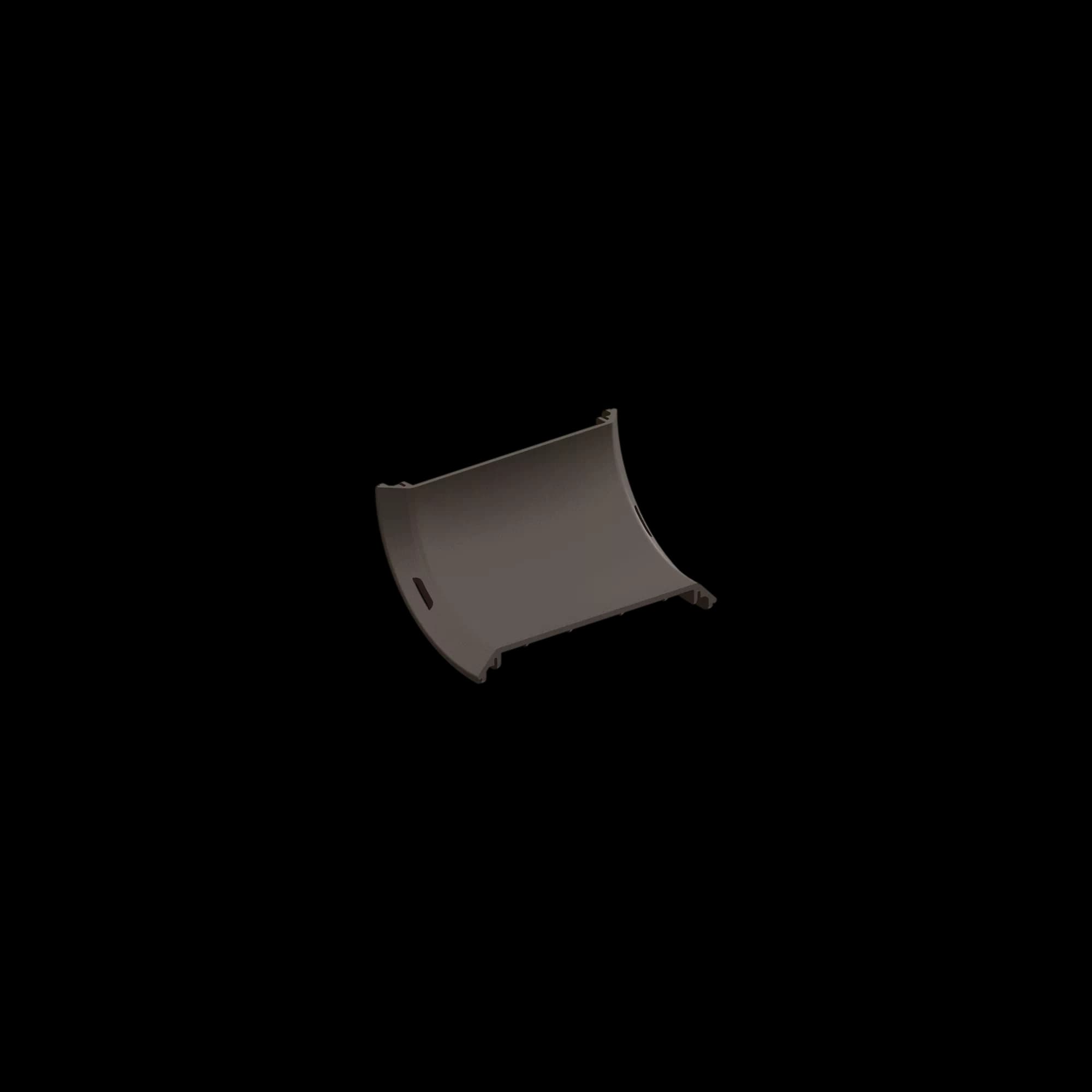 FDS_100mm 90˚ Vertical Inside Elbow Cover, vista 2