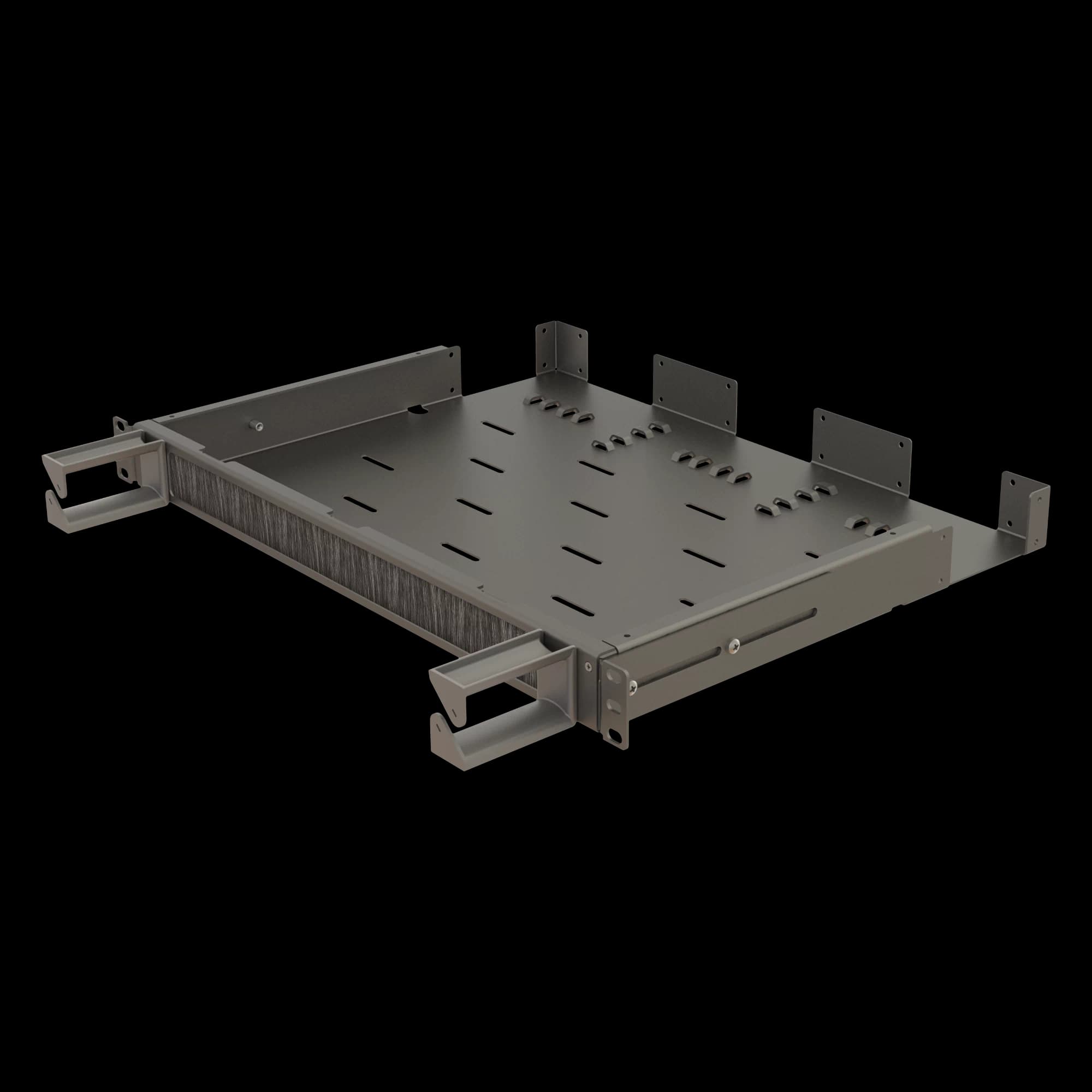 1U Pass-Through Over-length Management Shelves