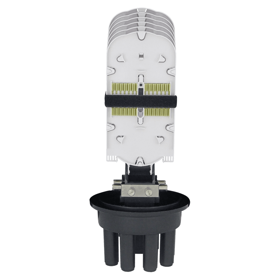 Fiber Optic Splice Closure | 6 Trays 144 Fibers 6 Ports | 450175, vista 3