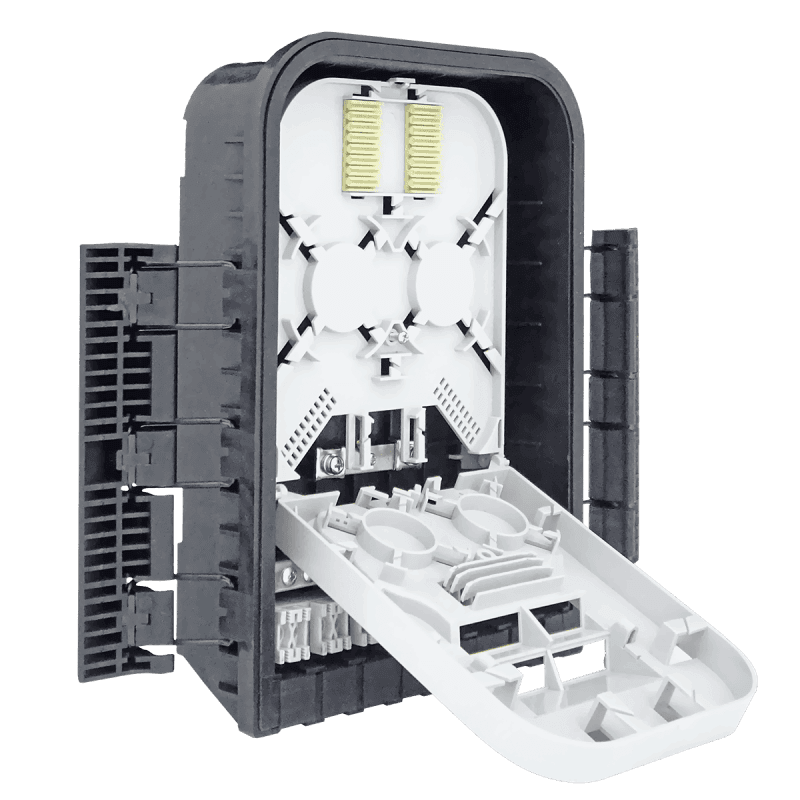 Outdoor Termination Box | 1 Tray 16 Fibers 16 Ports 16 PLC | 305216, vista 3