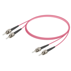 ST/UPC-ST/UPC | Multi Mode G651.OM4 Duplex Patch Cord | 2.0x4.1mm, vista 2