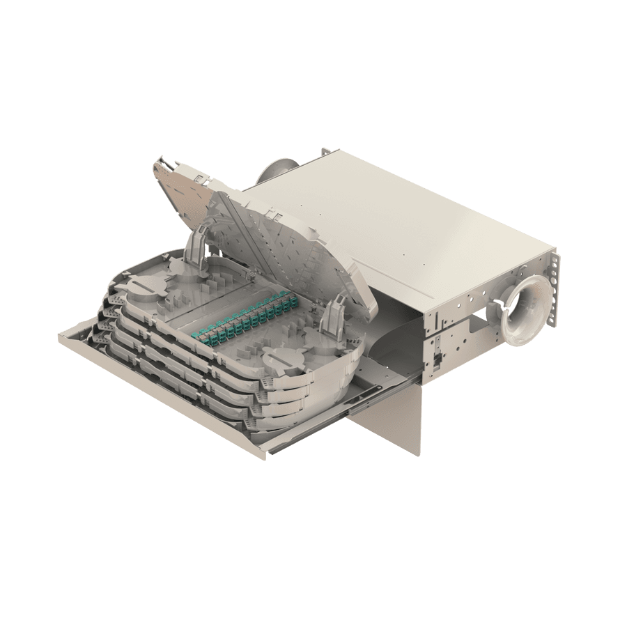 Patch to Patch Fiber Management Shelves | 19" 3U, vista 9