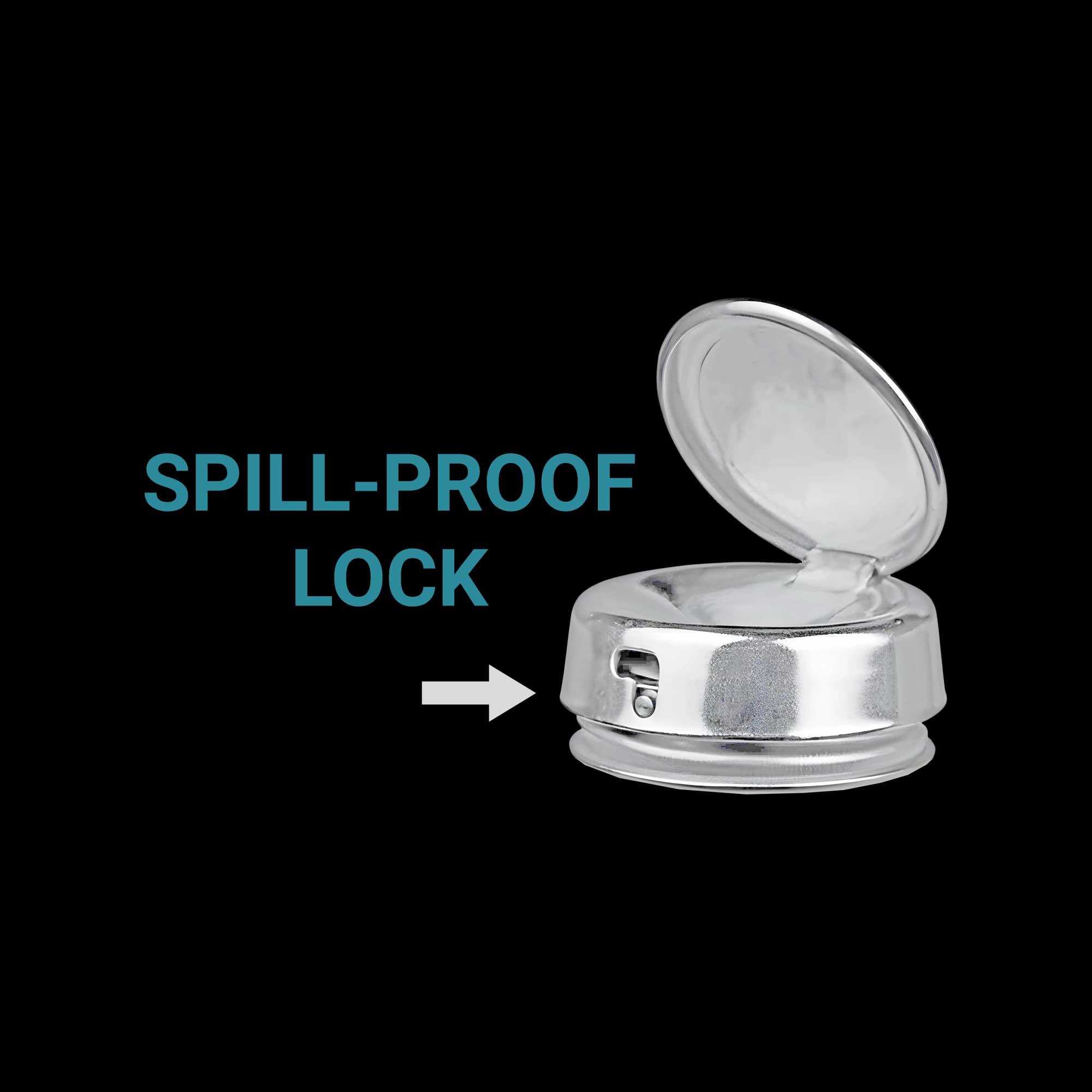 ADB-100 Spill-Proof Alcohol Dispensing Bottle | 100ml, vista 2