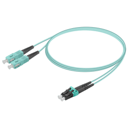 SC/UPC-LC/UPC | Multi Mode G651.OM3 Duplex Patch Cord | 2.0x4.1mm, vista 2