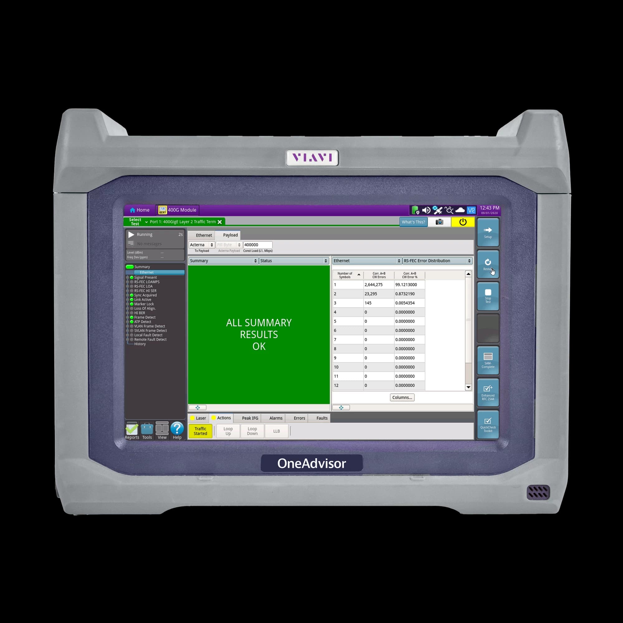 OneAdvisor ONA-1000 + 400G Tester (NOPT)