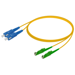 SC/UPC-LSH/APC | Single Mode G657.A2 Duplex Patch Cord | 2.0x4.1mm, vista 2