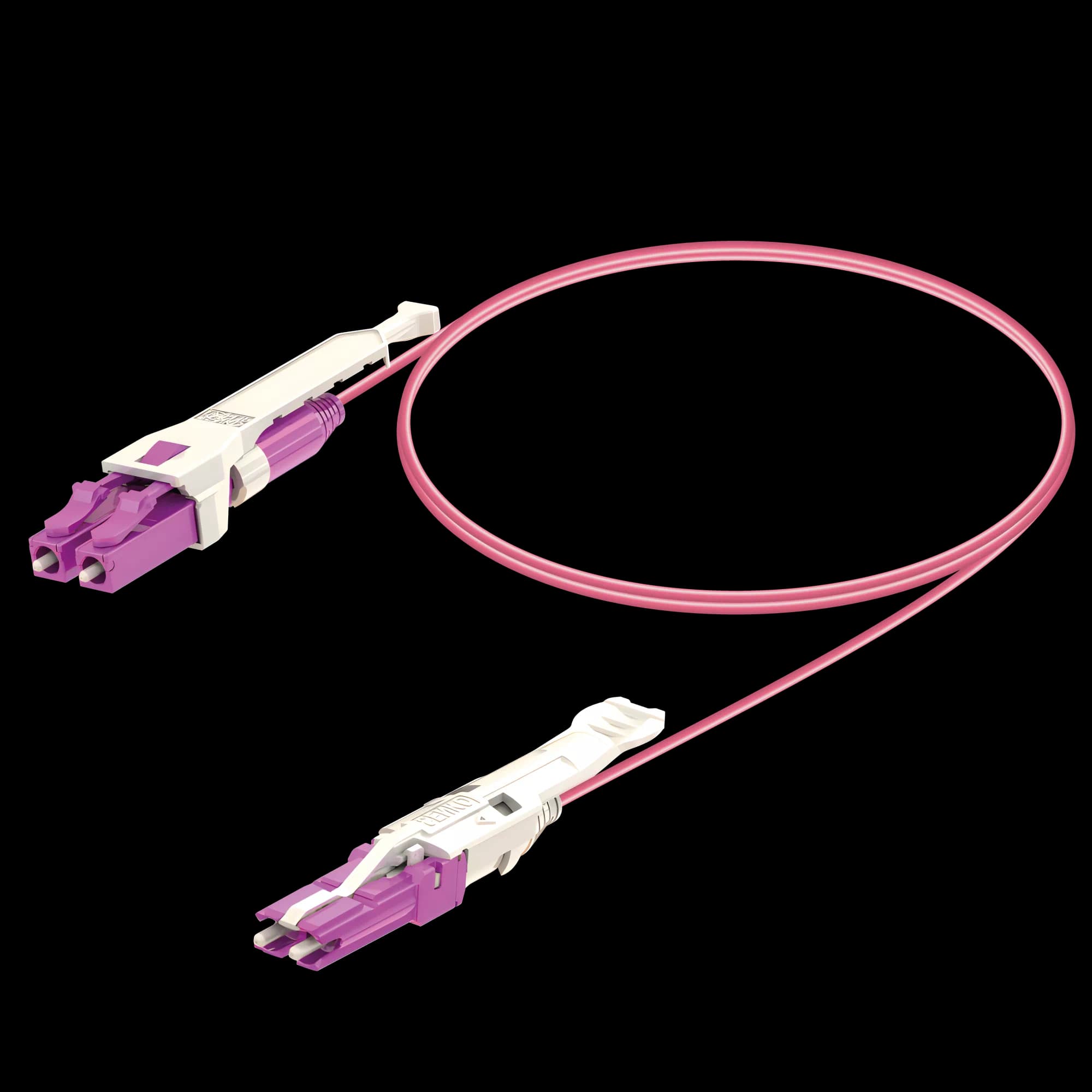 Senko CS/UPC-LC/UPC | Multi-mode G651.OM4 Uniboot Duplex Patch Cord | 2.0mm