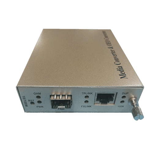 Point to point Manageable Fiber Media Converter, vista 2
