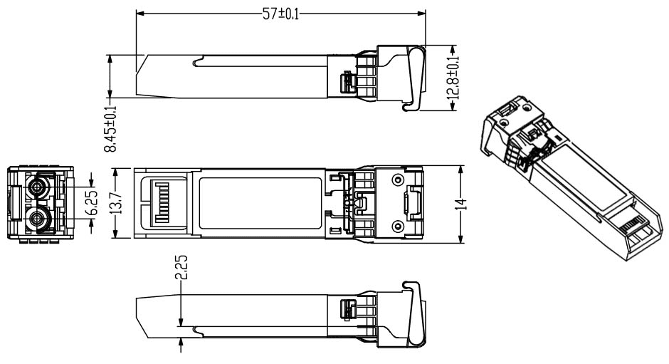 10G DWDM SFP+/XFP, vista 9